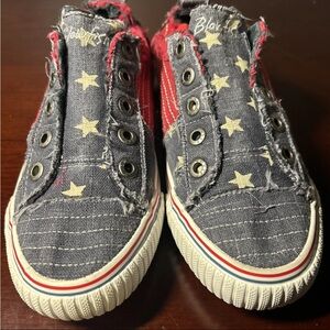 Americana Blowfish Stars Stripes Slip-On Sneakers Women's Size 8.5